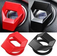 black car engine start stop push button cover ring for honda civic 10th generation (2016-2020) logo