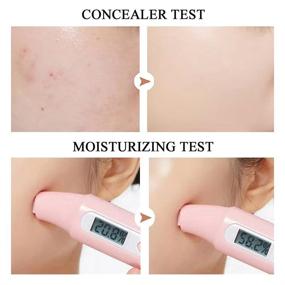 img 1 attached to 🍄 SuperThinker Air Cushion CC Cream Mushroom Head Foundation - Natural Moisturizing BB Cream Makeup with Long Lasting Matte Concealer