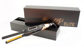 img 4 attached to Rose-gold MX3 Elite Professional Titanium Ceramic 0.5-inch Flat Iron