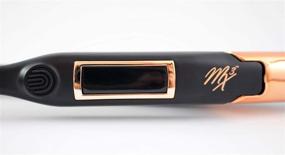 img 1 attached to Rose-gold MX3 Elite Professional Titanium Ceramic 0.5-inch Flat Iron