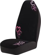 🖤 universal bucket seat cover-black with auto expressions hearts design: 5059693 logo