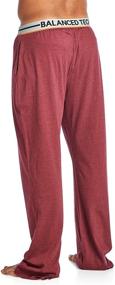 img 2 attached to 👔 Cotton Lounge Pajama Set for Men - Balanced Tech Men's Clothing