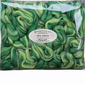 img 4 attached to 🍀 Vibrant Combed Top Roving: Premium Super Soft Merino Wool Fiber for Hand Spinning, Needle Felting, Wet Felting, Soap Making, Dryer Balls - Luck of The Irish