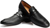 meijiana classic loafers leather wedding men's shoes and loafers & slip-ons logo