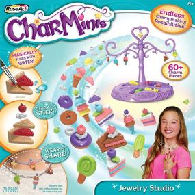 img 4 attached to 🎨 Arts & Crafts Pack: RoseArt Charminis Charm Maker Jewelry Studio
