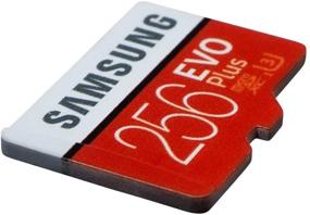 img 1 attached to Samsung 256GB Evo Plus MicroSD Card Class 10 SDXC Memory Card with Adapter (MB-MC256G) + Everything But Stromboli Micro & SD Card Reader