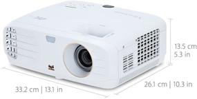 img 1 attached to 🎥 Immerse in Stunning 4K Quality: ViewSonic True 4K Projector with 3500 Lumens HDR Support and Dual HDMI for Home Theater Day and Night, Netflix Streaming with Dongle included (PX747-4K)
