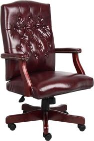 img 4 attached to Boss Office Products B905DW SG Desk Chairs Furniture for Home Office Furniture