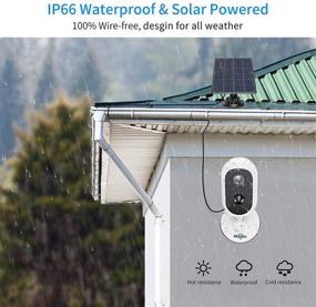 img 3 attached to 📷 Enhanced Security: Hiseeu 2K Wireless Cameras with Solar Power & PIR Human Detection, Rechargeable Batteries, Expandable 4-Channel NVR, Waterproof & Night Vision, Memory Preinstalled