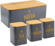 🍞 hausroland stainless steel bread box: stylish kitchen counter storage container for loaves, pastries, and dry food logo