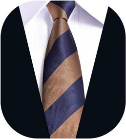 img 1 attached to Pattern Paisley Necktie Business CROATTA Men's Accessories