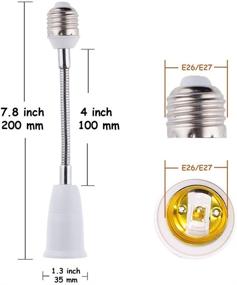 img 1 attached to 🔦 All-in-One Adjustable Converter Spotlight - Ultimate Extension in All Directions