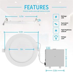 img 2 attached to Wosen Ultra Thin Adjustable 2700K-6000K Energy Star LED Panel