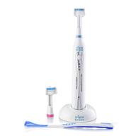 🦷 enhance your smile with triple bristle's advanced sonic electric toothbrush - achieve whiter teeth & a brighter smile - rechargeable 31,000 vpm tooth brush with unique & patented 3 brush head design - optimal angle bristles for effective tooth cleaning logo