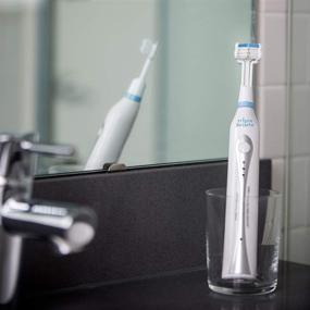 img 1 attached to 🦷 Enhance your Smile with Triple Bristle's Advanced Sonic Electric Toothbrush - Achieve Whiter Teeth & a Brighter Smile - Rechargeable 31,000 VPM Tooth Brush with Unique & Patented 3 Brush Head Design - Optimal Angle Bristles for Effective Tooth Cleaning