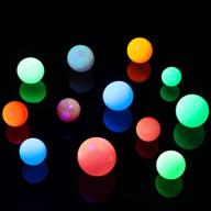 12-pack glowing sticky ceiling balls - glow in the dark luminous balls, ideal relaxing toy for teens and adults, stick to the ceiling, walls logo