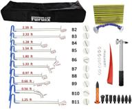 🔧 22 предмета набор инструментов для безкрасочного удаления вмятин - furuix стержень для удаления вмятин с ударом вниз, крюком, клином - инструменты для ремонта автомобильных вмятин, удаления града логотип