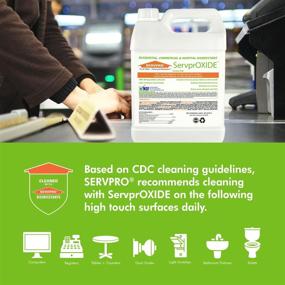 img 2 attached to ServprOXIDE: Powerful Non-Bleach Surface Disinfectant – Ideal for Residential, Commercial, and Hospital Use - 128 Fl. Oz (1 Gallon Jug)