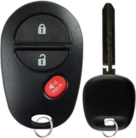 img 2 attached to 🔑 Бесключевой передатчик KeylessOption GQ43VT20T и необработанный пустой автомобильный ключ: Удобный и универсальный