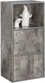 img 3 attached to Xtra Storage 2 Door Cabinet by Convenience Concepts - Faux Birch Finish