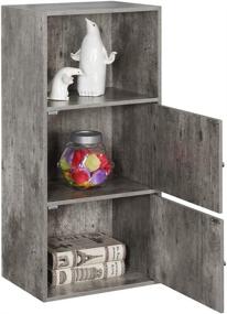 img 1 attached to Xtra Storage 2 Door Cabinet by Convenience Concepts - Faux Birch Finish