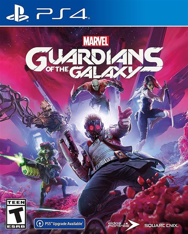 marvels guardians galaxy playstation 4 로고