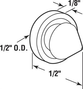 img 1 attached to Prime Line Products 4566 Глушители Rubber