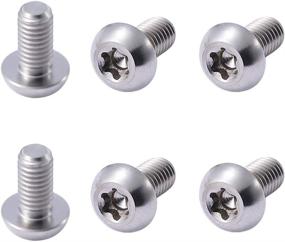 img 1 attached to Corki Titanium Bike Screw M5 X 10Mm Велосипедные дисковые тормоза Болты ротора Гайки Torx T25 Head