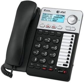 img 1 attached to 📞 AT&T ML17929 2-Line Corded Telephone, Black (Renewed) - Enhanced Communication Efficiency