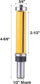 img 2 attached to 🪵 Woodworking Bearing Trimmer with Bestgle Pattern