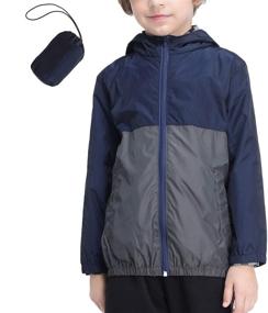 img 4 attached to Kuetas Windbreaker Jacket Packable Hooded