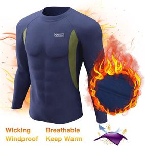 img 3 attached to Thermal Underwear Winter Hunting Midweight Sports & Fitness