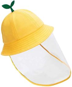 img 4 attached to Fancyfree Years Visor Removable Yellow Boys' Accessories