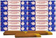 authentic satya sai baba nag champak agarbatti incense sticks, 180g - a fragrant delight! логотип