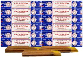 img 4 attached to Authentic Satya Sai Baba Nag Champak Agarbatti Incense Sticks, 180g - A Fragrant Delight!