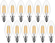 💡 ledera dimmable candelabra led bulb - filament equivalent logo