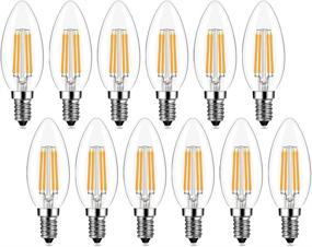 img 4 attached to 💡 LEDERA Dimmable Candelabra LED Bulb - Filament Equivalent