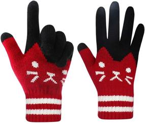 img 4 attached to 🎃 Flashing Colorful Men's Accessories and Gloves & Mittens - Perfect for Halloween and Christmas Celebrations!
