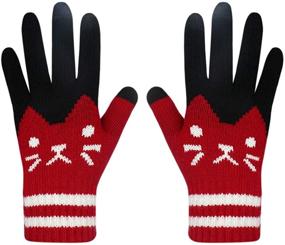 img 1 attached to 🎃 Flashing Colorful Men's Accessories and Gloves & Mittens - Perfect for Halloween and Christmas Celebrations!