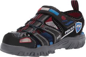 img 4 attached to 👟 Skechers Детские Hot Lights: Damager III-Beach Blaze Водная обувь