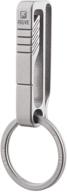 tisur keychain titanium detachable: a sleek promotional men's accessory logo