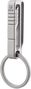 img 4 attached to TISUR Keychain Titanium Detachable: A Sleek Promotional Men's Accessory