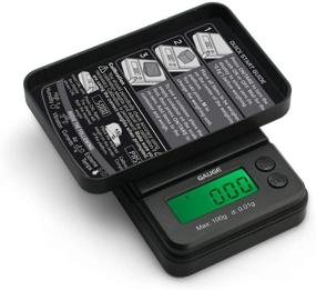 img 3 attached to Truweigh GAUGE Mini Digital Scale - Black (100g x 0.01g) - Travel-Friendly Portable Scale - Pocket-Sized Digital Weight Scales - Ideal for Travel, Kitchen, and More!