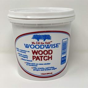 img 1 attached to Woodwise Red Oak Wood Patch Filler - Quart: Superior Quality Repair Solution for Red Oak Surfaces