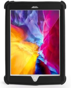 img 3 attached to 📱 Rugged Black iPad 9.7 Case- Heavy Duty, Waterproof, Shockproof- Fits 5th/6th Generation iPads- Includes Stylus