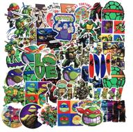 🐢 sebada 50pcs teenage mutant ninja turtles stickers for laptop motorcycle bicycle skateboard luggage decal graffiti patches - no-duplicate sticker pack for enhanced seo logo