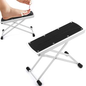 img 4 attached to 🦶 Ultimate Pedicure Foot Rest: Non-Slip Home Beauty Footrest for Effortless At-Home Pedicures - Adjustable Heights, Sturdy Manicure Foot Rest, Treat Your Feet with Ease - No More Bending or Stretching