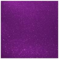💜 purple glitter vinyl - 12x15 feet transparent adhesive roll for cricut, silhouette, craft cutters, and die cutters - turner moore edition (purple glitter) logo