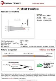 img 1 attached to 🔧 Thermaltronics M7DS529 1 52mm SMTC-1167 Interchangeable SMT Component