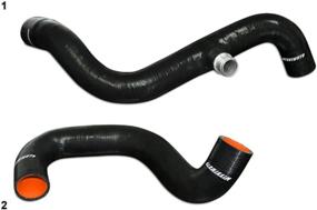 img 1 attached to Mishimoto MMHOSE F250D 94BK Powerstroke Silicone 1995 1997